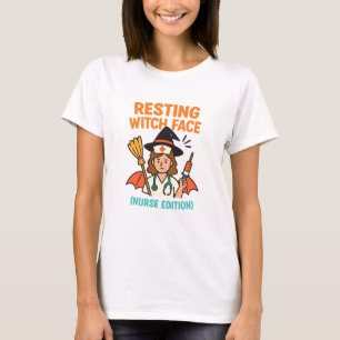 T-shirt Nurse Halloween Fun - Éffrayant Shift Magi