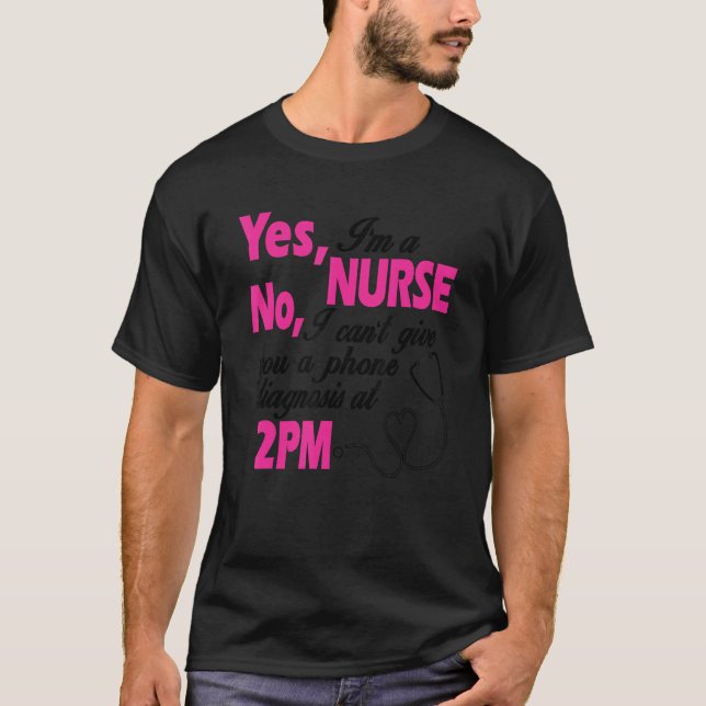 T-shirt Nurse Nurses Work Hospital Teaching Design (Devant)