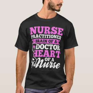 T-shirt Nurse Practitioner Brain Of A Doctor Nursing Rn Nu