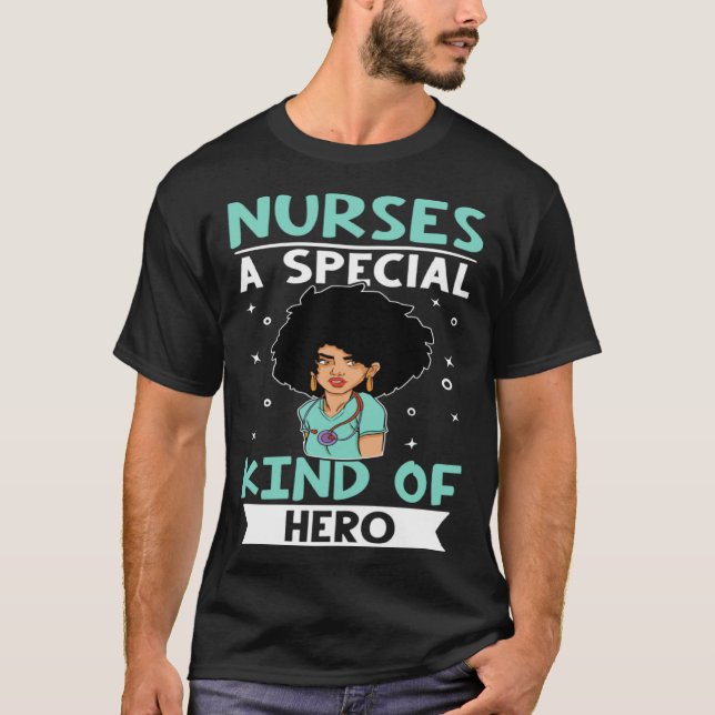 T-shirt Nurses A Special Kind Of Hero (Devant)