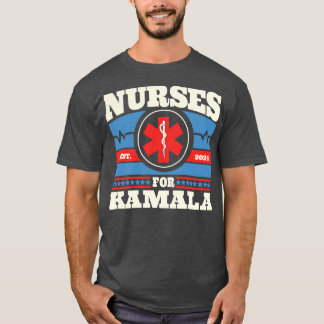 T-shirt Nurses for Kamala blue supporter gift