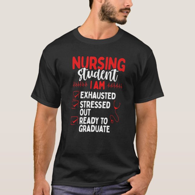 T-shirt Nursing School Graduation  Nursing Student Grad (Devant)