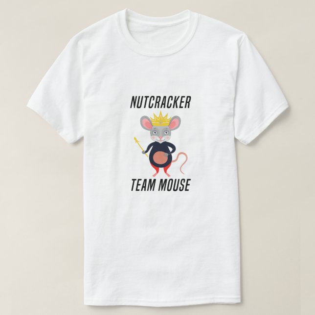 T-shirt Nutcracker Team Mouse, Nutcracker de Noël drôle (Design devant)