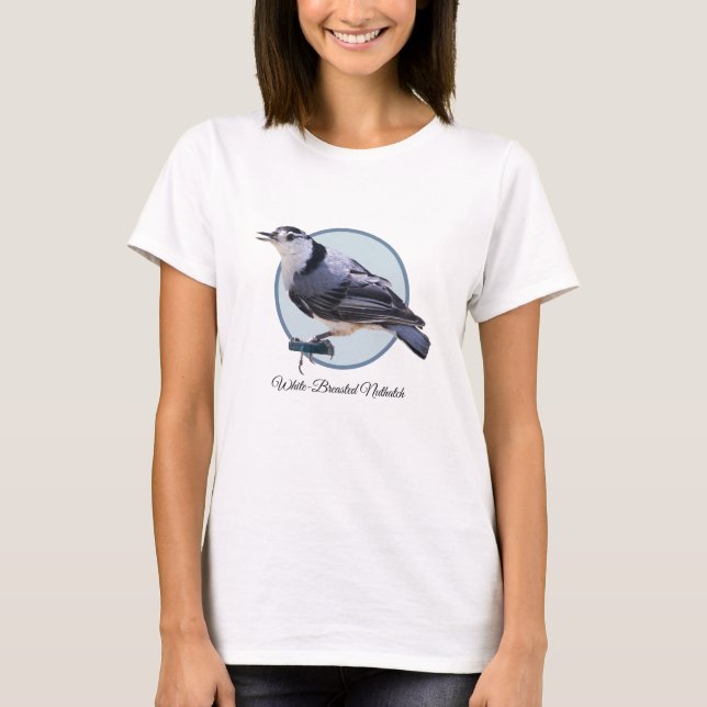 T-shirt Nuthatch à poitrine blanche (Devant)