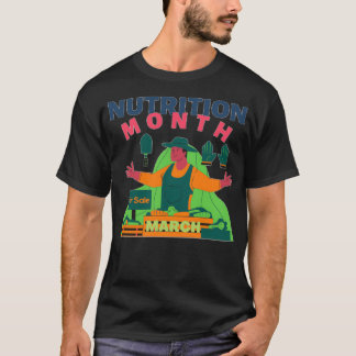 T-SHIRT NUTRITION NATIONALE MOIS NUTRITION MOIS 9