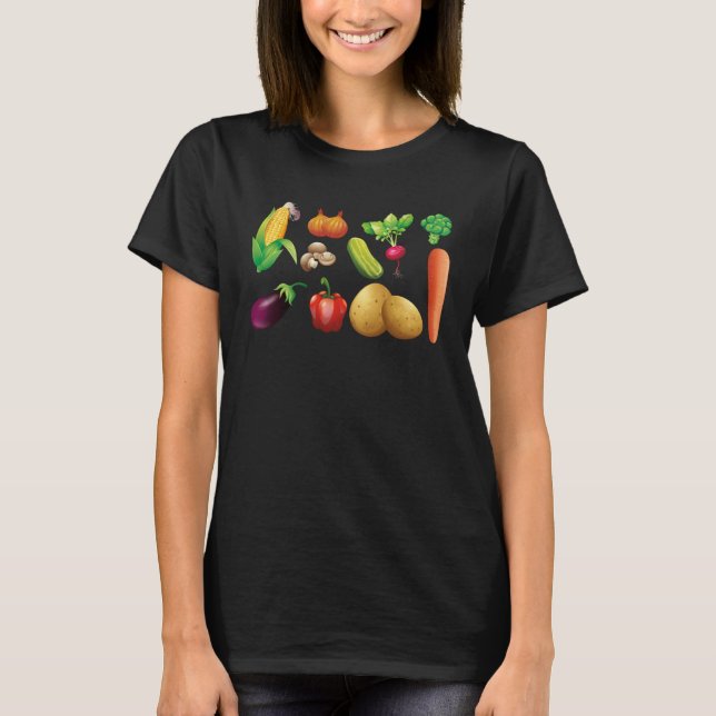 T-shirt Nutritionist Potato for Dietician and Vegan  6 (Devant)