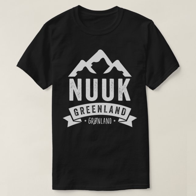 T-shirt Nuuk Groenland (Design devant)
