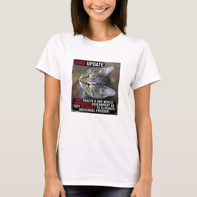 T-shirt NWO Lutte (lumière) (Devant)