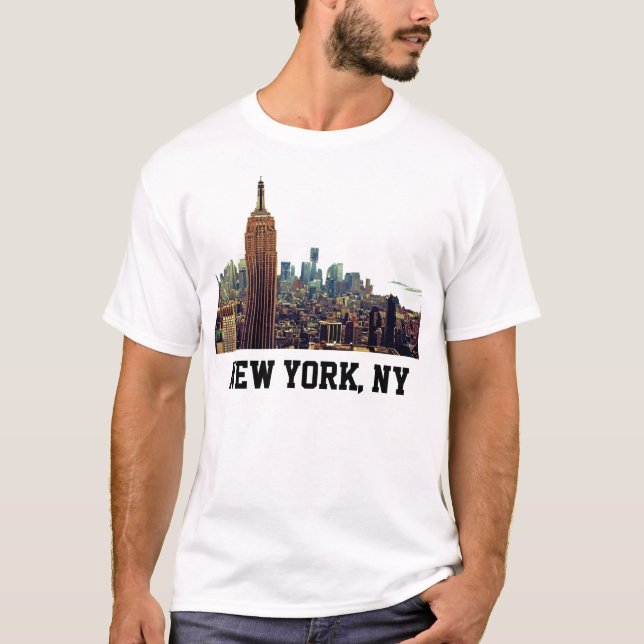 T-shirt NY City Skyline ESB, LM 7 (Devant)