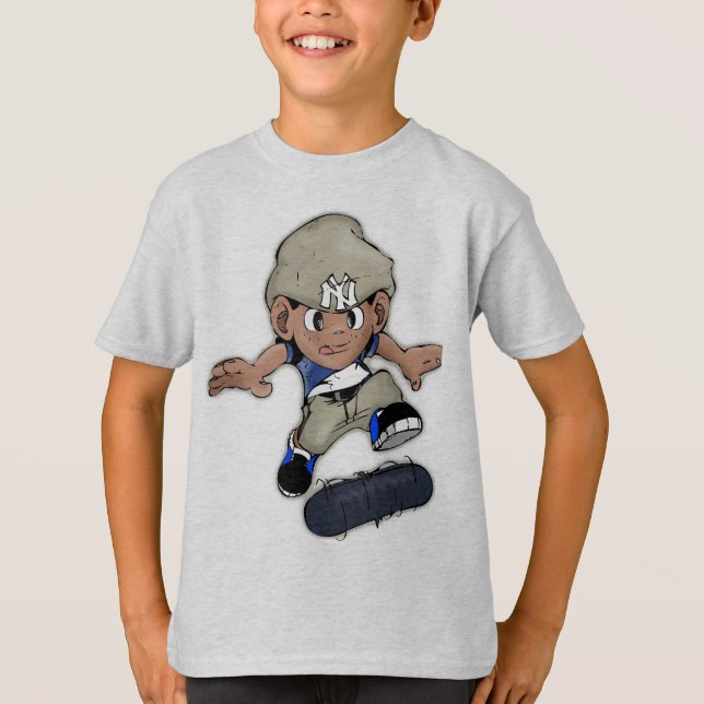 T-shirt NY Kickflip (Devant)