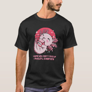 T-shirt N'Y Vois Pas D'Intérêt Si I Axolotl Questions Sala