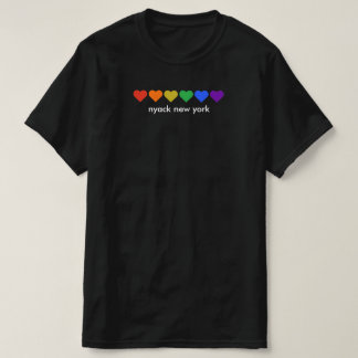 T-shirt Nyack New York Rainbow Pride Heats