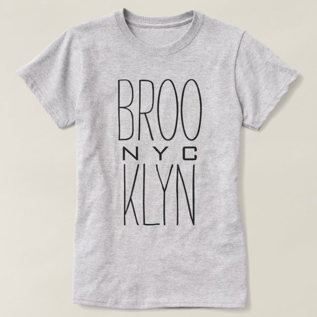 T-shirt NYC de Brooklyn (Design devant)