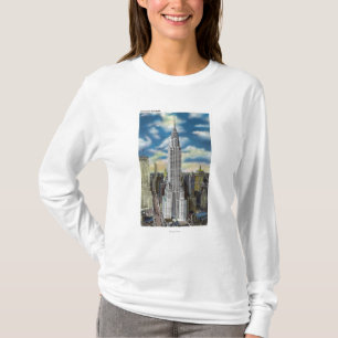 T-shirt NYC, nouvelle vue de YorkExterior de Chrysler