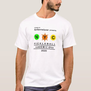 T-shirt NYC Pickleball Pandémie-sur-vêtement léger
