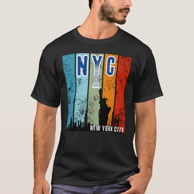 T-shirt NYC Retro (Devant)