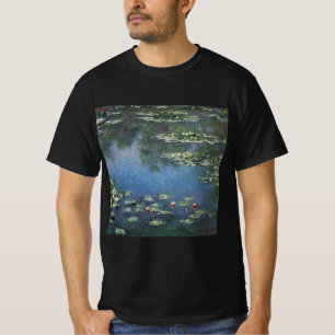 T-shirt Nymphéas par Claude Monet, Fleurs Vintage