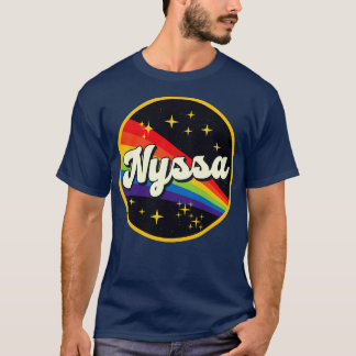 T-shirt Nyssa Arc En Arc Dans L'Espace Style Vintage