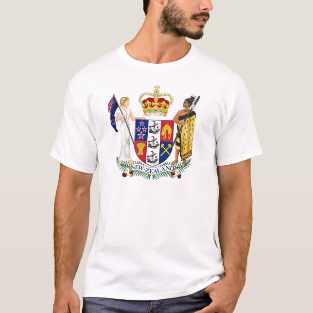 T-shirt NZ de la Nouvelle Zélande (Devant)