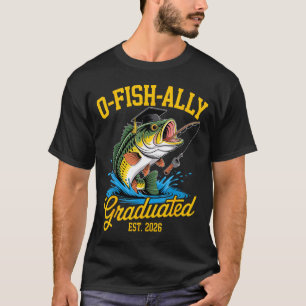 T-shirt Ô allié des poissons diplômé 2026 pêche drôle