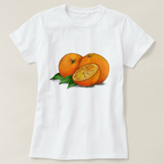 T-shirt O est pour des oranges