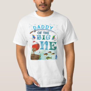 T-shirt O-fish-ally, 1er anniversaire, papa du grand