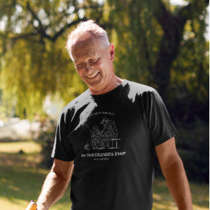 T-shirt O-Fish-Ally Le Meilleur Grand-Père Pêche