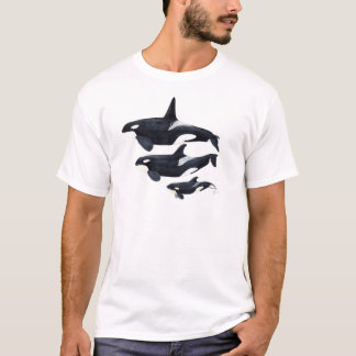 T-shirt O.orca-fond transparent