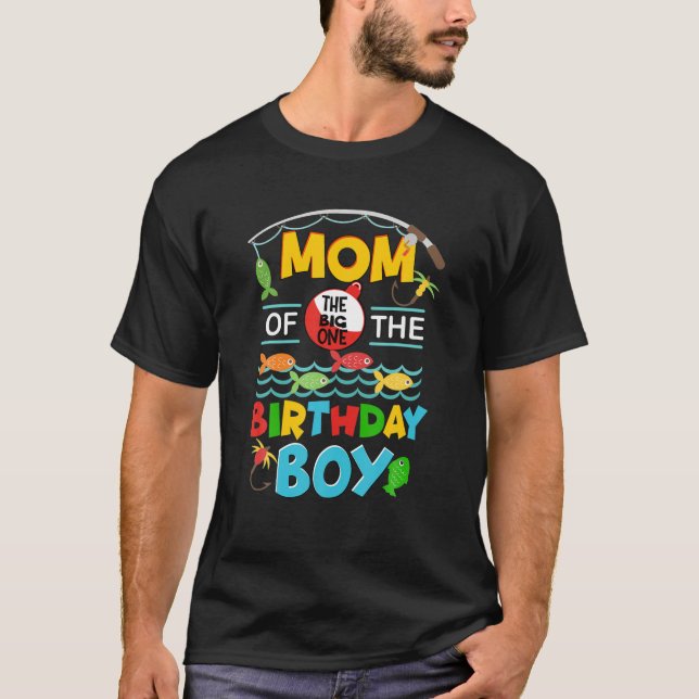 T-shirt O Poisson Ally Un Anniversaire Mère De La Birthda (Devant)