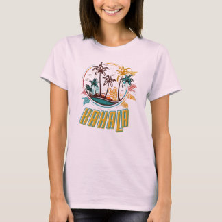 T-shirt Oahu Hawaii Beach, Kahala Beach.
