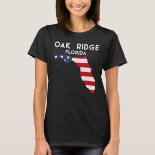 T-shirt Oak Ridge Florida USA State America Travel Floridi