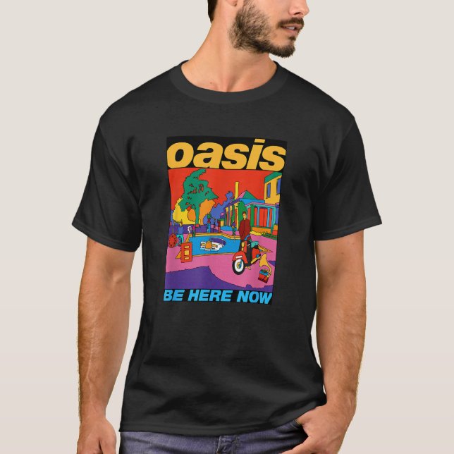 T-shirt Oasis Be Here Now Colour  (Devant)