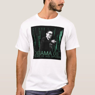 T-shirt Obama 08 : Il n'y a aucune cuillère