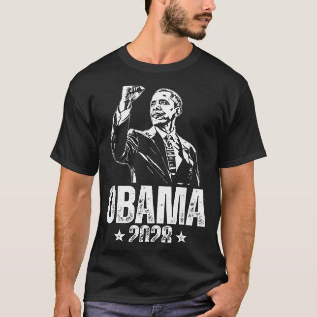 T-shirt Obama 2028 Let's Fix This Obama 48th President (Devant)