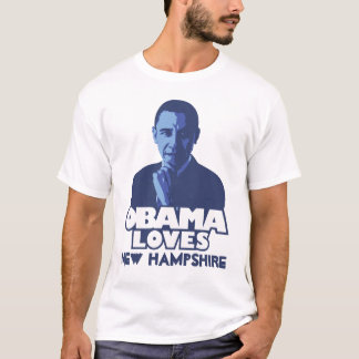T-shirt OBAMA AIME le New Hampshire