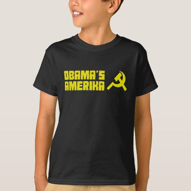 T-shirt Obama Amerika (Devant)