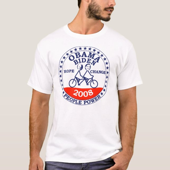 T-shirt Obama Biden 2008 (Devant)