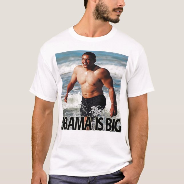 T-shirt Obama est grand (Devant)