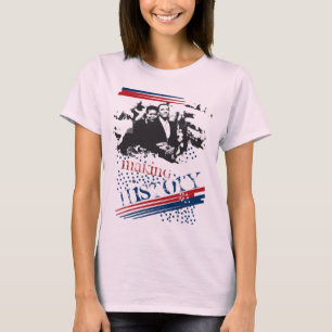 T-shirt Obama et l'histoire