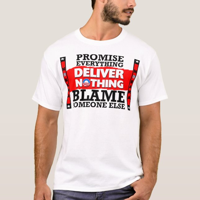T-shirt Obama : Ne fournissez rien ! (Devant)