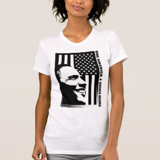 T-shirt Obama noir et blanc