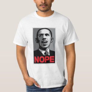 T-shirt Obama Nope