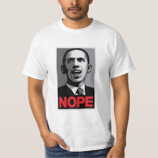 T-shirt Obama Nope