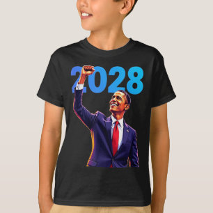 T-shirt Obama pour le président 2028 Obama 48ème président