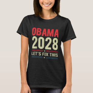 T-shirt Obama Résiste À Cette Manifestation Et Sauvons Le