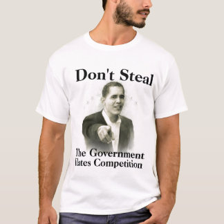 T-shirt obama veut u, ne volent pas, le gouvernement,