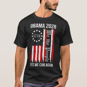 T-shirt Obama Vintage rétro patriotique 2028