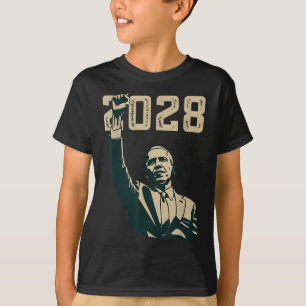T-shirt Obama Vintage rétro patriotique 2028