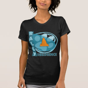 T-shirt Obéissance bleue fraîche de rassemblement