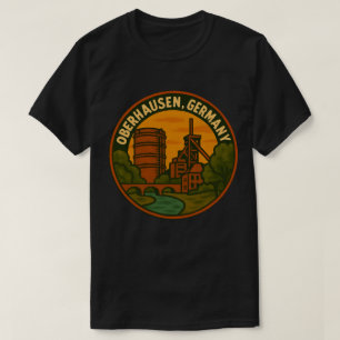 T-shirt Oberhausen Allemagne Art Industriel